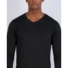 4 Pack Men’s Dry Fit Long Sleeve V Neck T Shirts Athletic Workout Gym Tees(Set 16)
