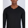 4 Pack Men’s Dry Fit Long Sleeve V Neck T Shirts Athletic Workout Gym Tees(Set 6)