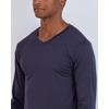 4 Pack Men’s Dry Fit Long Sleeve V Neck T Shirts Athletic Workout Gym Tees(Set 7)