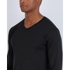 4 Pack Men’s Dry Fit Long Sleeve V Neck T Shirts Athletic Workout Gym Tees(Set 8)