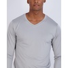 4 Pack Men’s Dry Fit Long Sleeve V Neck T Shirts Athletic Workout Gym Tees(Set 8)