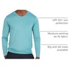 4 Pack Men’s Dry Fit Long Sleeve V Neck T Shirts Athletic Workout Gym Tees(Set 9)