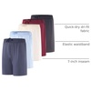 5 Pack Men’s 7″ Dry Fit Shorts Athletic Basketball Running Gym Workout(Set 5)