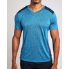 5 Pack Men’s Dry Fit V Neck Workout T Shirts Athletic Gym Fitness Tees(Set 14)
