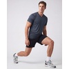5 Pack Men’s Dry Fit V Neck Workout T Shirts Athletic Gym Fitness Tees(Set 2)