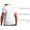 5 Pack Men’s Dry Fit V Neck Workout T Shirts Athletic Gym Fitness Tees(Set 2)