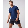 5 Pack Men’s Dry Fit V Neck Workout T Shirts Athletic Gym Fitness Tees(Set 3)