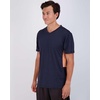 5 Pack Men’s Dry Fit V Neck Workout T Shirts Athletic Gym Fitness Tees(Set 4)