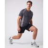 5 Pack Men’s Dry Fit V Neck Workout T Shirts Athletic Gym Fitness Tees(Set 5)