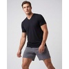 5 Pack Men’s Dry Fit V Neck Workout T Shirts Athletic Gym Fitness Tees(Set 6)