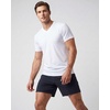 5 Pack Men’s Dry Fit V Neck Workout T Shirts Athletic Gym Fitness Tees(Set 8)