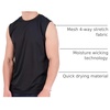 5 Pack Men’s Mesh Muscle Tank Tops Sleeveless Athletic Gym Workout Shirts(Set 1)