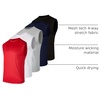 5 Pack Men’s Mesh Muscle Tank Tops Sleeveless Athletic Gym Workout Shirts(Set 5)