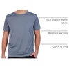 5 Pack Men’s Mesh Short Sleeve T Shirts Athletic Workout Running Gym Tees(Set 7)