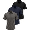 Solid Black  Solid Navy Blazer  Charcoal Heather