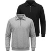Solid Black  Grey Heather