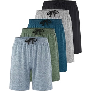 5 Pack Men’s 7″ Dry Fit Shorts Athletic Basketball Running Gym Workout(Set 4)