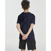 3 Pack Boys’ Dry Fit Short Sleeve Hoodie Athletic Hooded Sweatshirt Youth(Set 10)