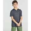 3 Pack Boys’ Dry Fit Short Sleeve Hoodie Athletic Hooded Sweatshirt Youth(Set 3)