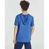3 Pack Boys’ Dry Fit Short Sleeve Hoodie Athletic Hooded Sweatshirt Youth(Set 4)