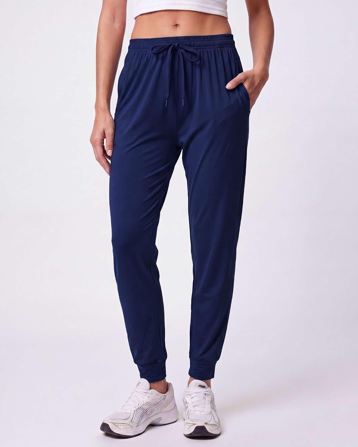 image:image3 Pack Womens Dry Fit Joggers Sweatpants Athletic Casual Lounge PocketsSet 1