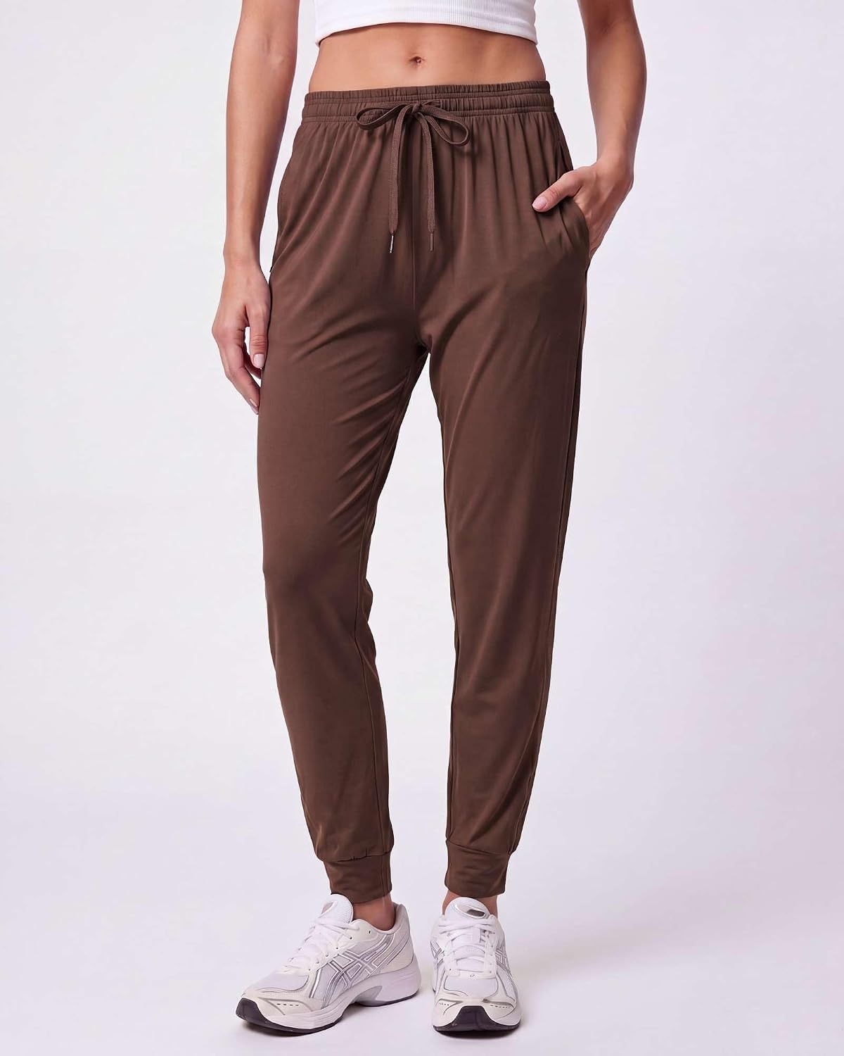 image:image3 Pack Womens Dry Fit Joggers Sweatpants Athletic Casual Lounge PocketsSet 10