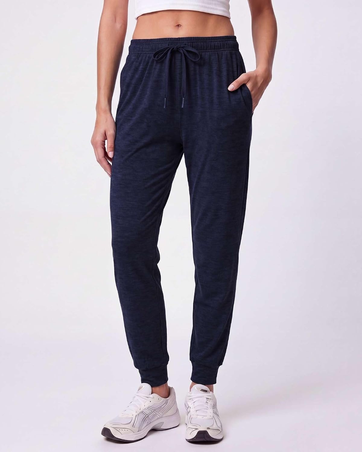 image:image3 Pack Womens Dry Fit Joggers Sweatpants Athletic Casual Lounge PocketsSet 2