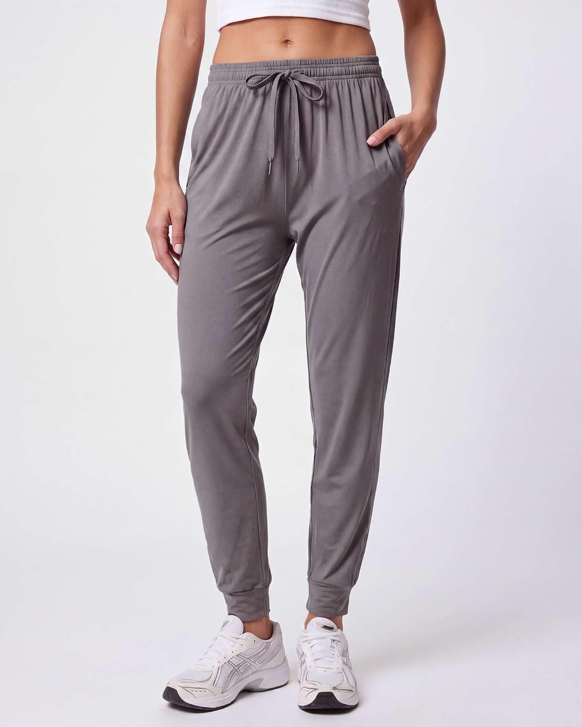 image:image3 Pack Womens Dry Fit Joggers Sweatpants Athletic Casual Lounge PocketsSet 3