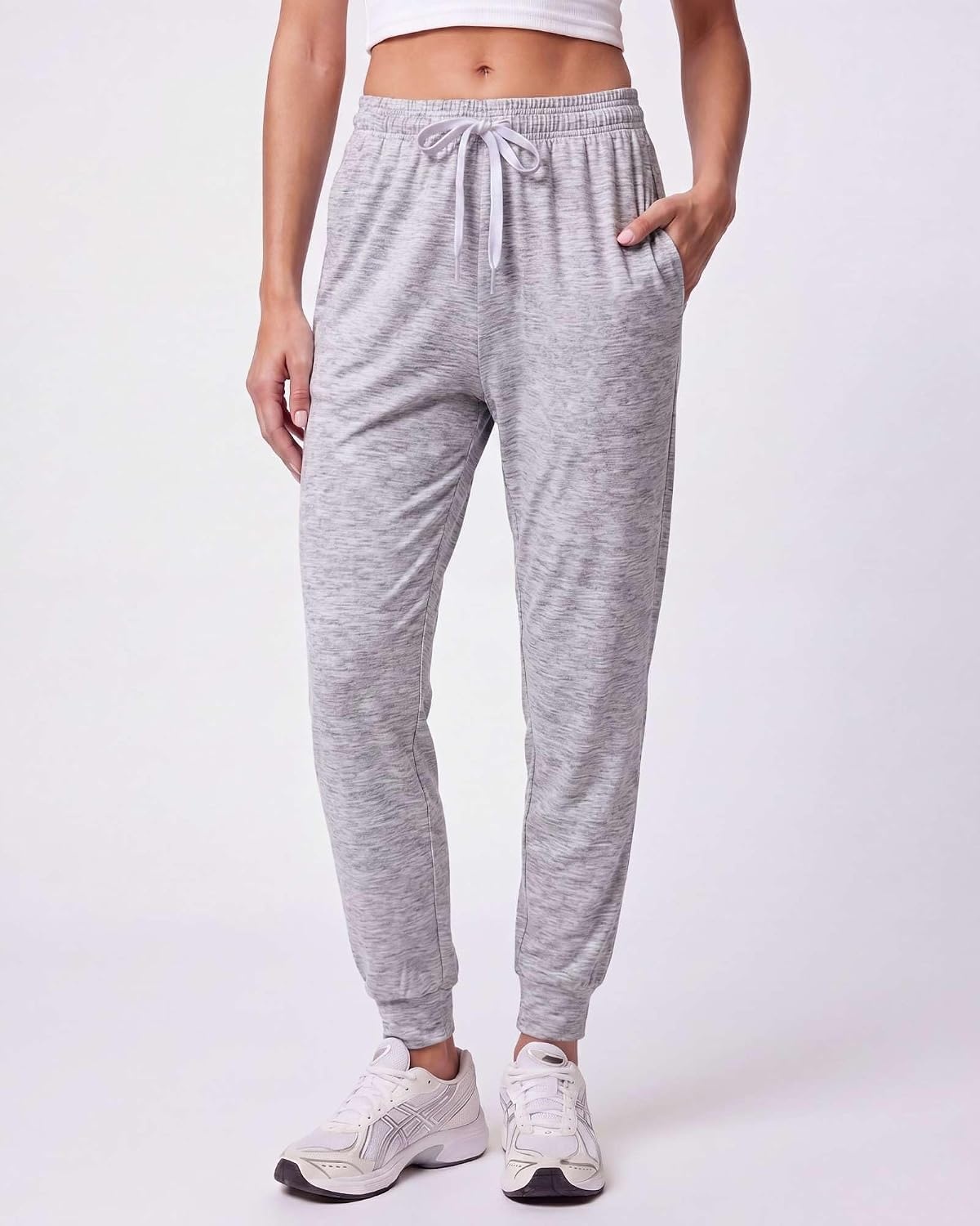image:image3 Pack Womens Dry Fit Joggers Sweatpants Athletic Casual Lounge PocketsSet 6