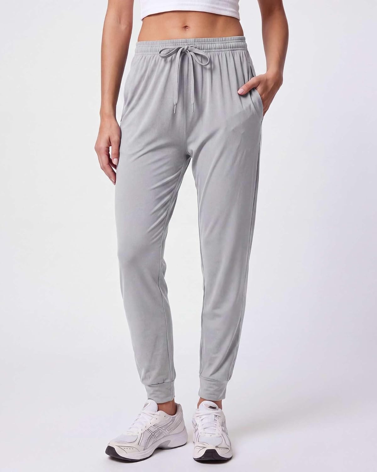image:image3 Pack Womens Dry Fit Joggers Sweatpants Athletic Casual Lounge PocketsSet 7