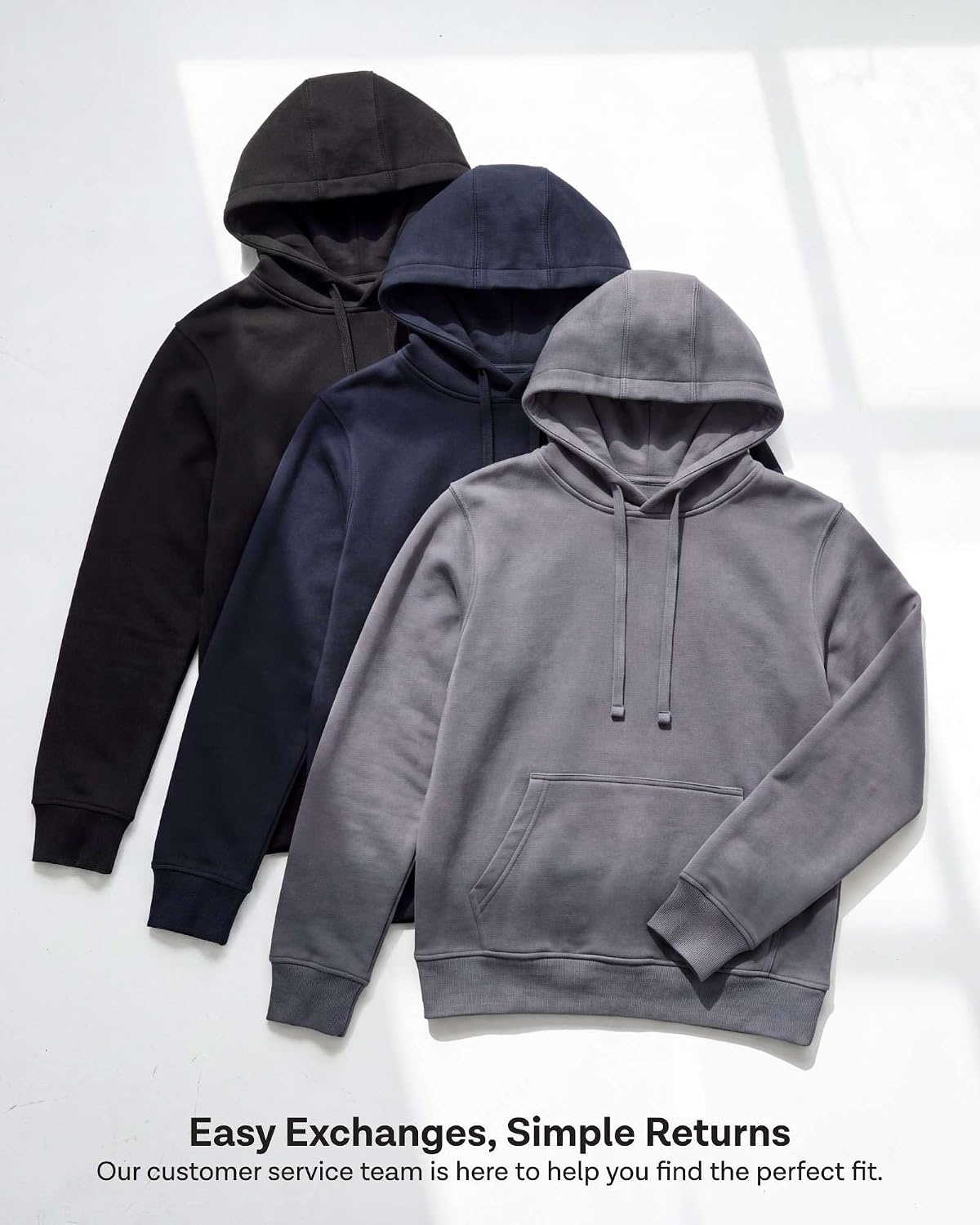 image:image3 Pack Womens Fleece Pullover Hoodies Sweatshirts Hooded Tops Athletic GymSet 11