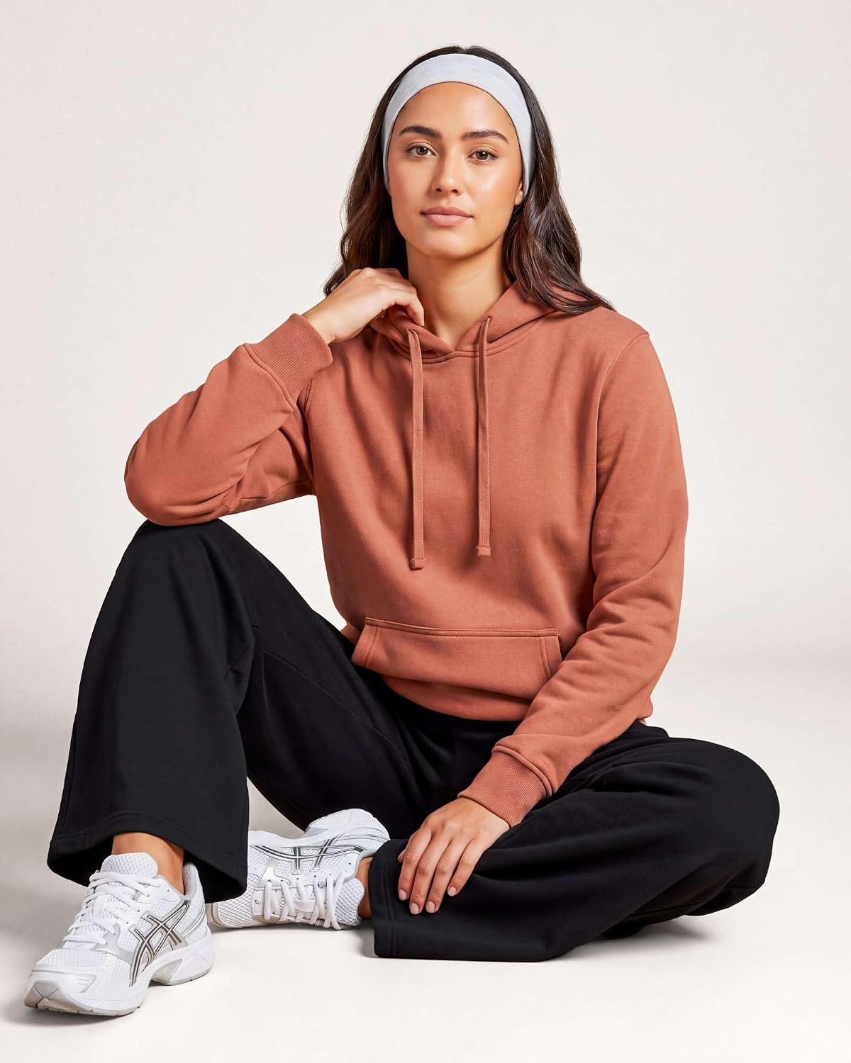 image:image3 Pack Womens Fleece Pullover Hoodies Sweatshirts Hooded Tops Athletic GymSet 11