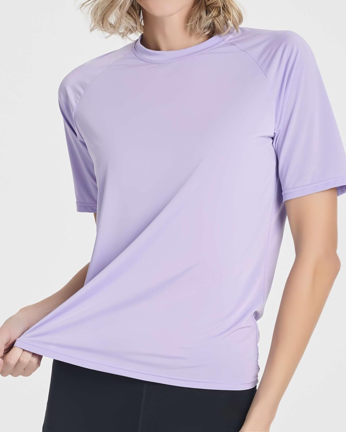 image:image4 Pack Womens Rash Guard Short Sleeve Swim Shirts Athletic Swimming TopsSet 2