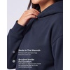 2 Pack Women’s Cropped Hoodies Crop Sweatshirt Ladies Fleece Pullover Top(Solid Chocolate Torte  Solid Moonbeam)