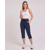 3 Pack Women’s Capri Pants Athletic Casual Sweatpants Summer Yoga Pockets(Set 10)