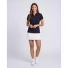 3 Pack Women’s Dry Fit Golf Polo Shirts with Zipper Short Sleeve Collared(Solid Black  Solid Black  Solid Black)