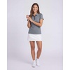 3 Pack Women’s Dry Fit Golf Polo Shirts with Zipper Short Sleeve Collared(Solid Black  Solid Navy Blazer  Solid Quiet Shade)