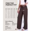 3 Pack Women’s Palazzo Pants Wide Leg Adaptive Pajama Bottoms Lounge Casual(Set 2)