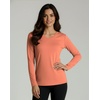 4 Pack Women’s Dry Fit Long Sleeve V Neck Tops Workout Athletic Tees Shirts(Set 5)