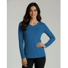 4 Pack Women’s Dry Fit Long Sleeve V Neck Tops Workout Athletic Tees Shirts(Set 8)