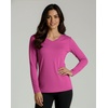 4 Pack Women’s Dry Fit Long Sleeve V Neck Tops Workout Athletic Tees Shirts(Set 9)