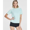 4 Pack Women’s Rash Guard Short Sleeve Swim Shirts Athletic Swimming Tops(Set 4)