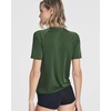 4 Pack Women’s Rash Guard Short Sleeve Swim Shirts Athletic Swimming Tops(Set 8)