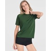 4 Pack Women’s Rash Guard Short Sleeve Swim Shirts Athletic Swimming Tops(Set 8)