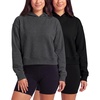 Solid Black  Charcoal Heather