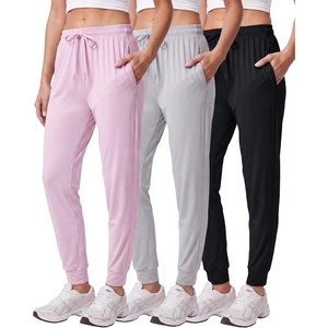 3 Pack Women’s Dry Fit Joggers Sweatpants Athletic Casual Lounge Pockets(Set 7)