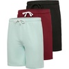 3 Pack Mens 9″ Fleece Lounge Shorts Casual Sleep Gym Athletic with Pockets
