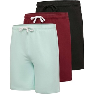 3 Pack Mens 9″ Fleece Lounge Shorts Casual Sleep Gym Athletic with Pockets