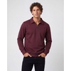 2 Pack Mens Fleece Quarter Zip Sweatshirt Sweater Collared Long Sleeve Top(Solid Burgundy  Grey Heather)