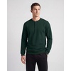 3 Pack Mens Fleece Henley Shirts Long Sleeve Sweatshirt Sweater Athletic(Solid Black  Solid Pine Grove  Solid Northern Droplet)